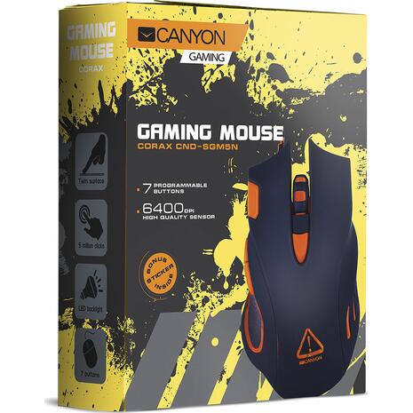 Ενσύρματο ποντίκι Gaming CANYON Corax CND-SGM5N